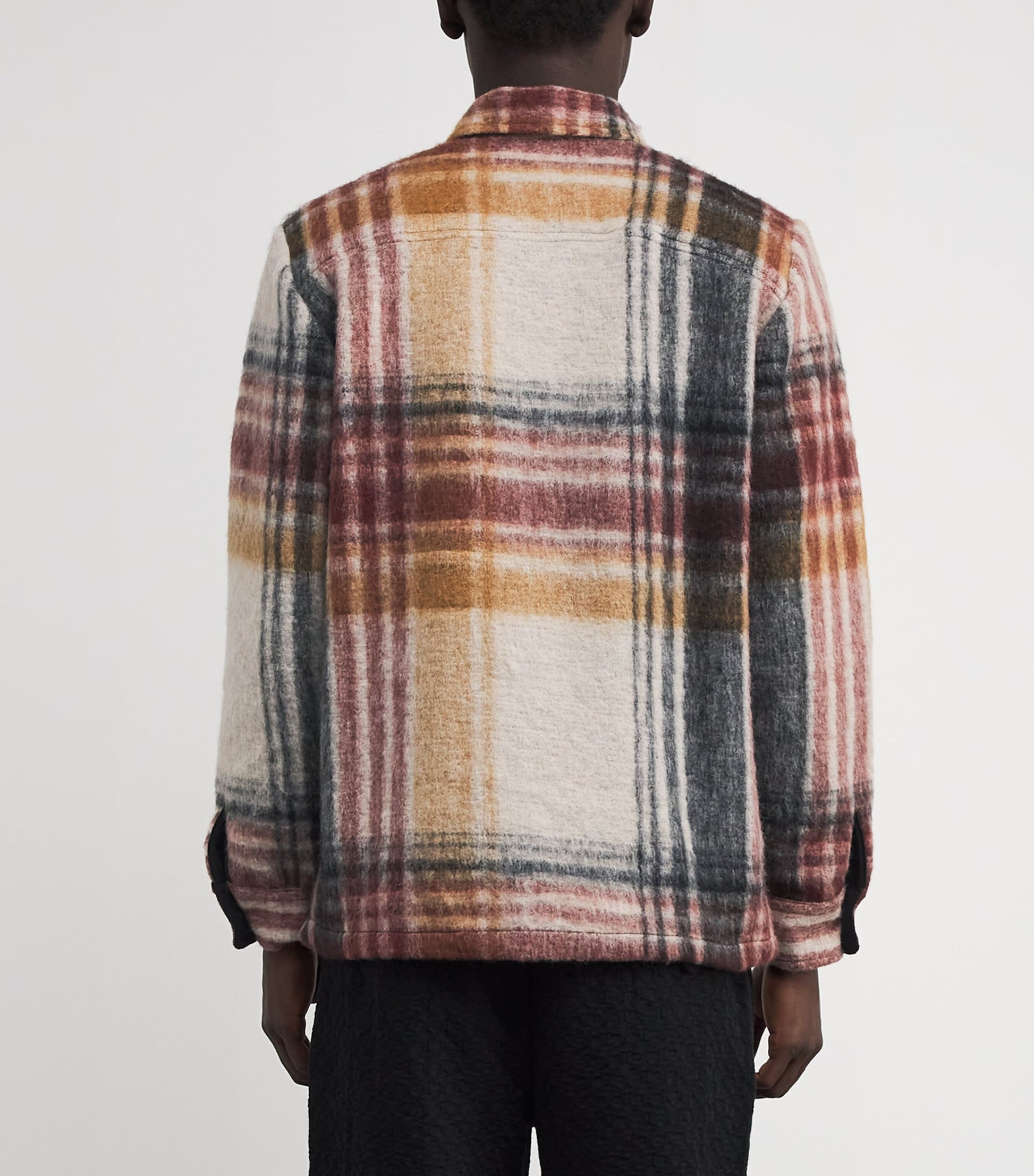 Multi Brushed Check Overshirt