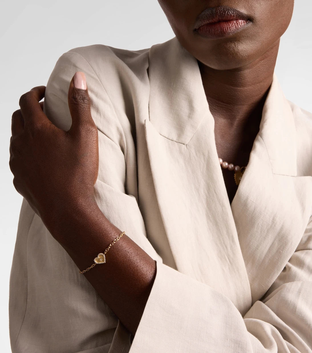 Sydney Evan - 14kt gold bracelet with diamonds
