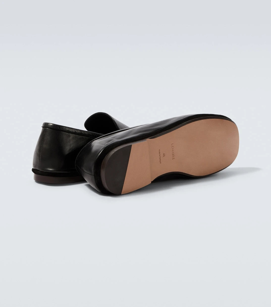 Lemaire - Outdoor leather slip-on shoes