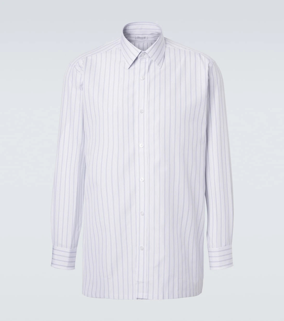 Charvet - Striped cotton poplin shirt