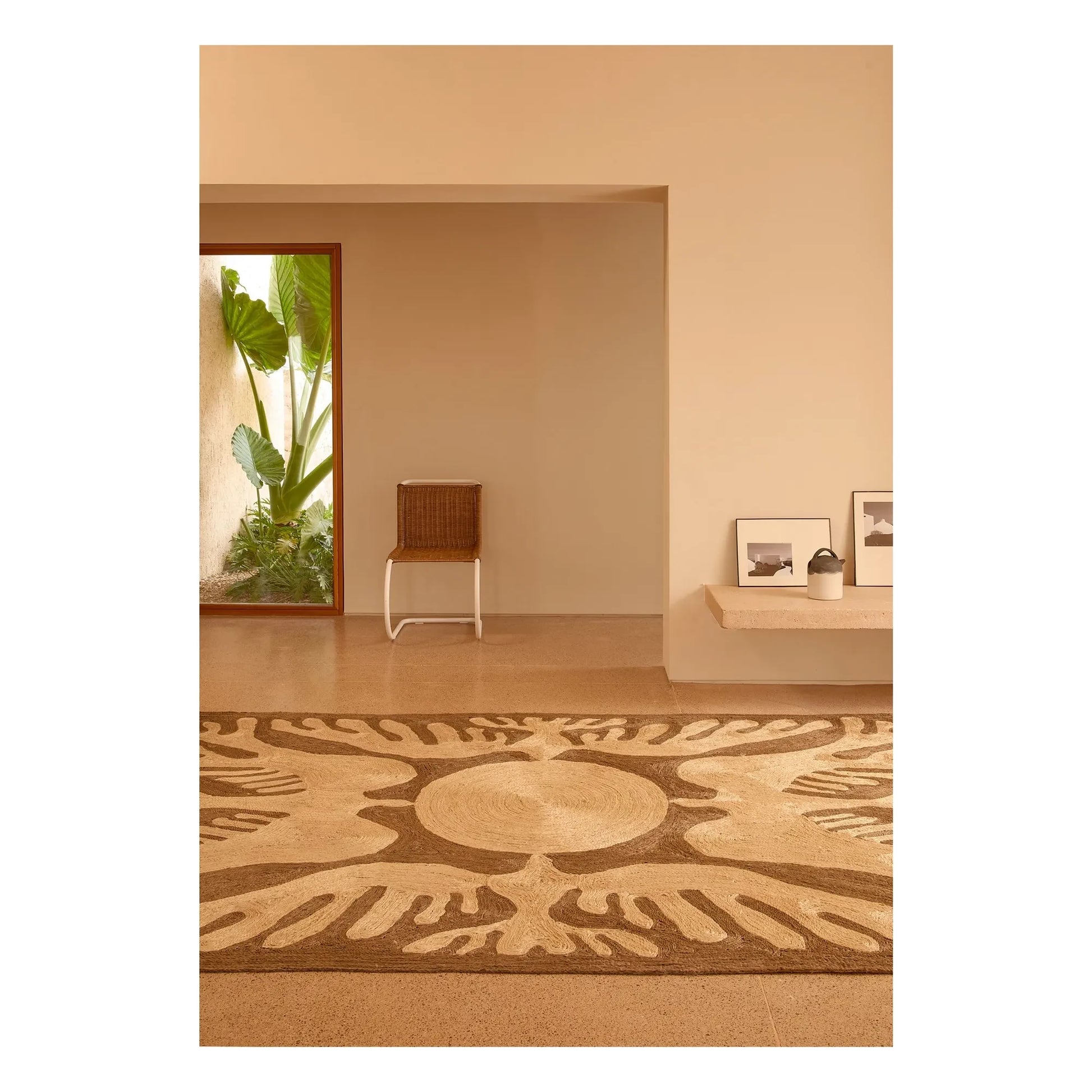 Nanimarquina - Sunbirds jute rug, Lucia Eames | Carbon