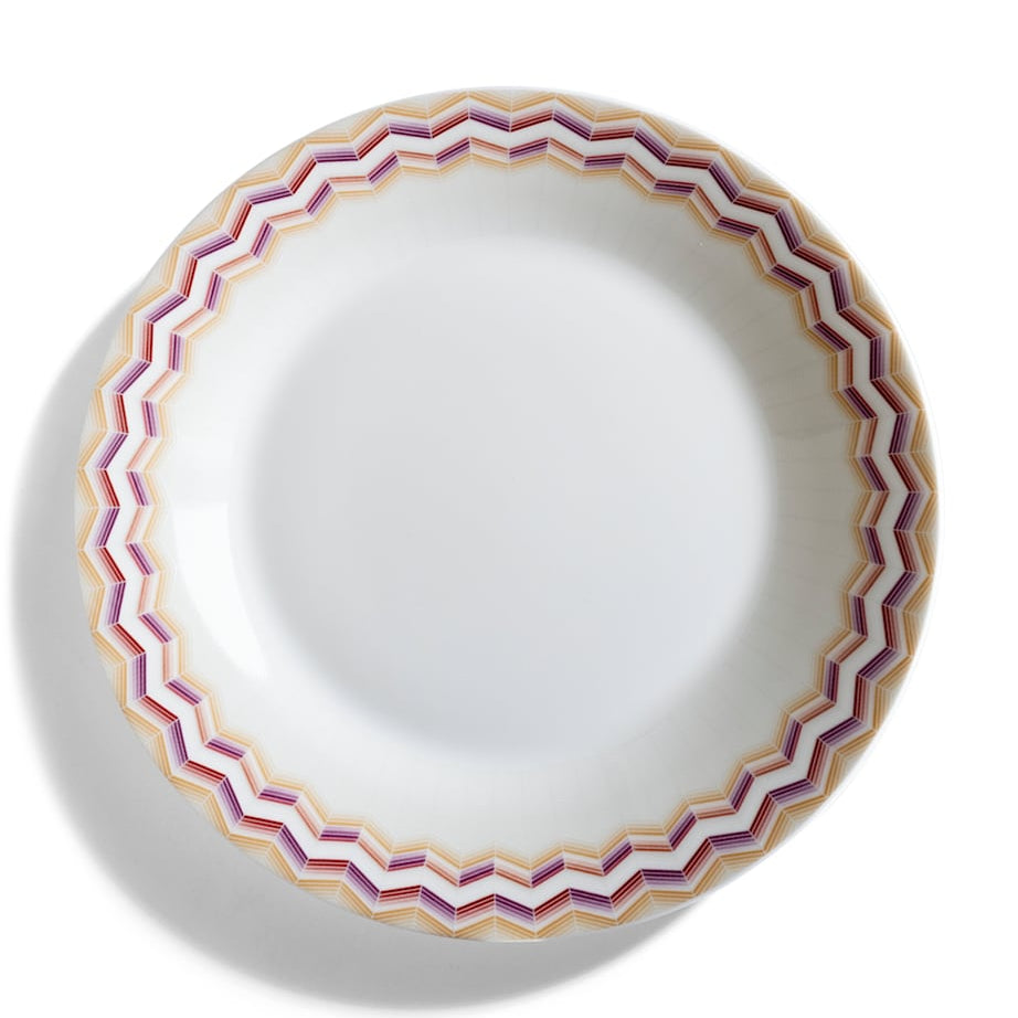 Missoni Home Porcelain Zigzag Jarris 156 Soup Plate (22cm)