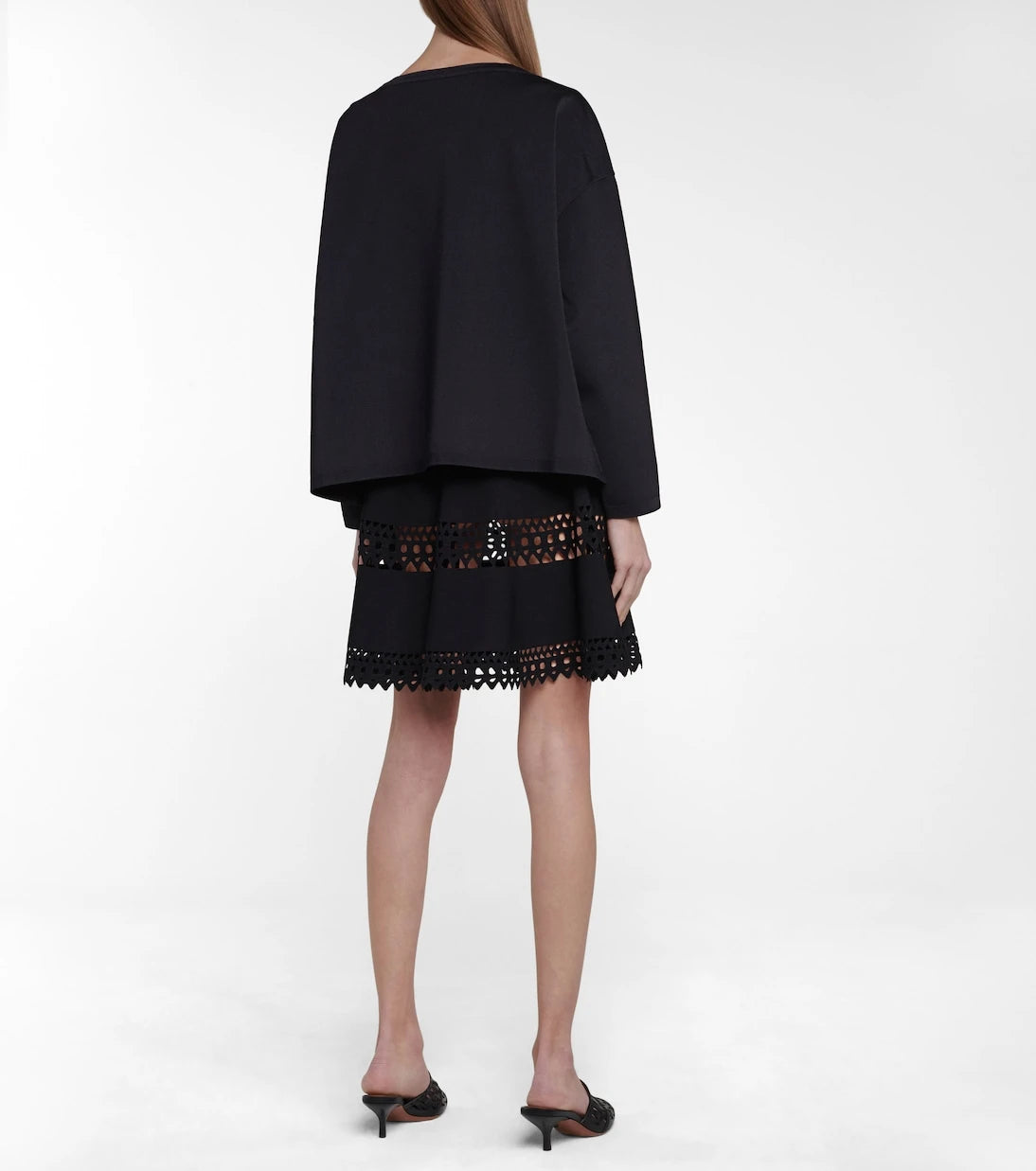 Alaïa - كنزة صوفية مطاطية