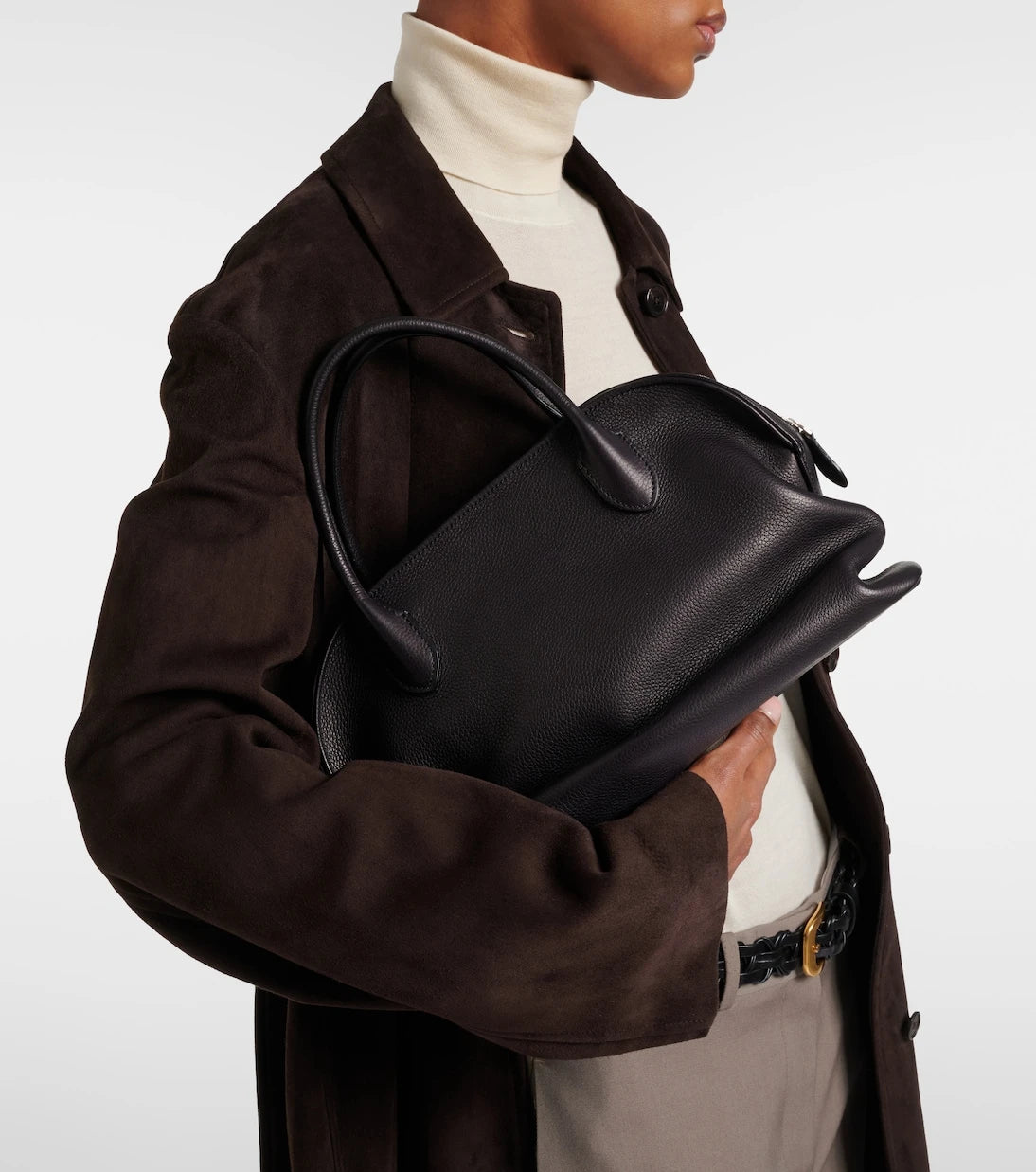 The Row - Agnes 12 leather tote bag