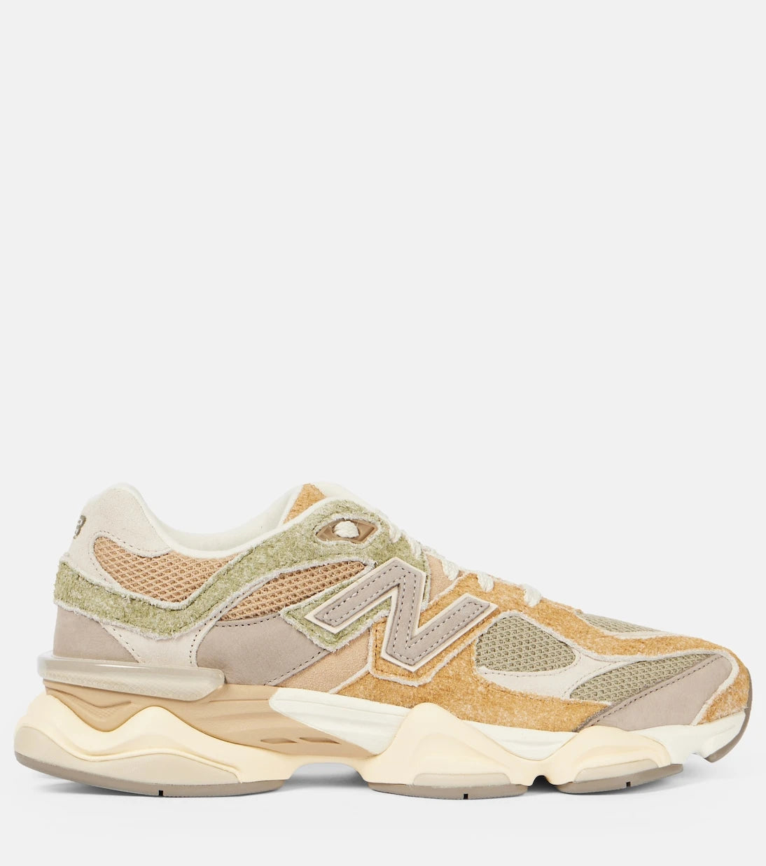 New Balance - 9060 leather-trimmed sneakers