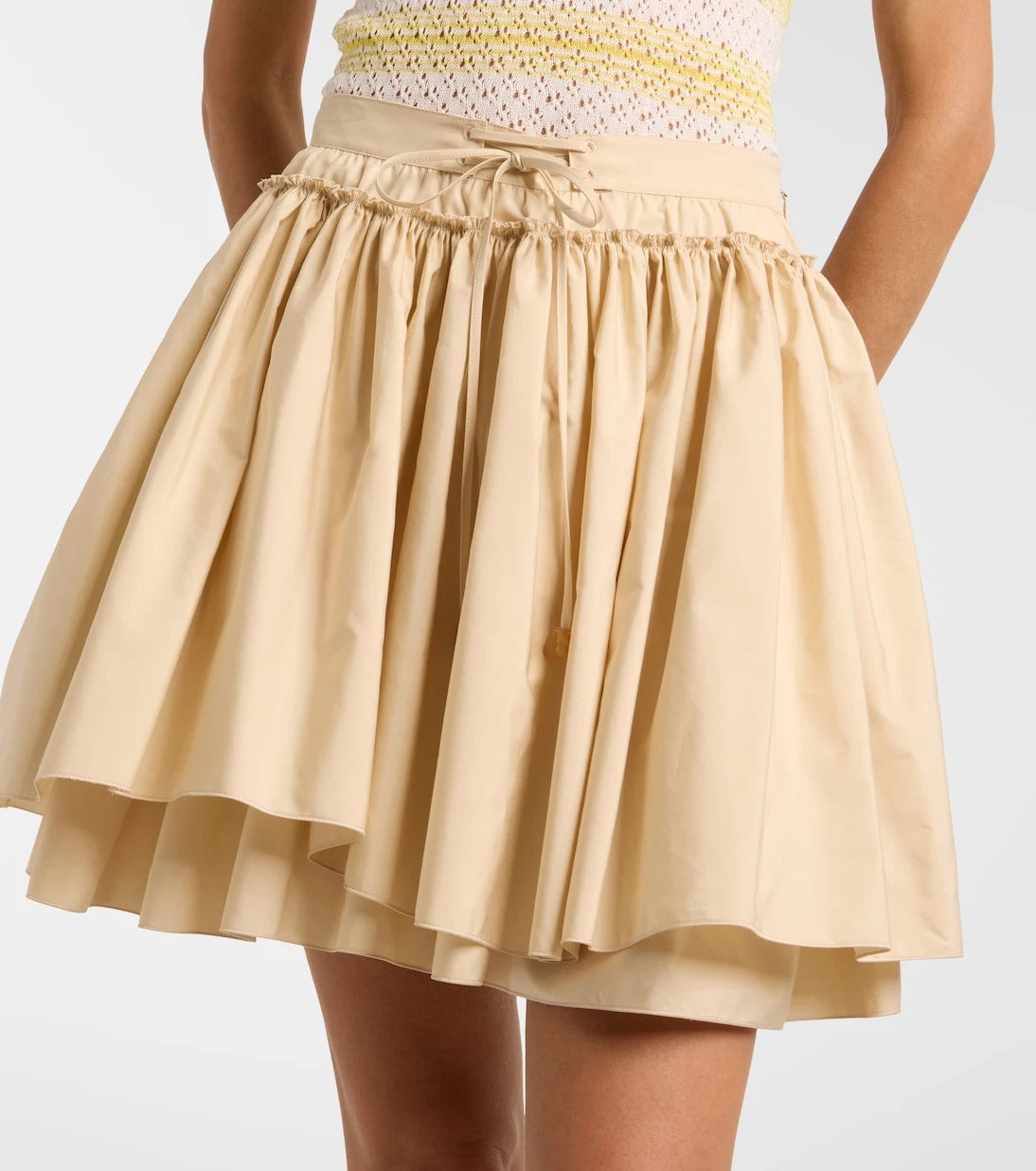 Loewe - Paula's Ibiza cotton poplin miniskirt