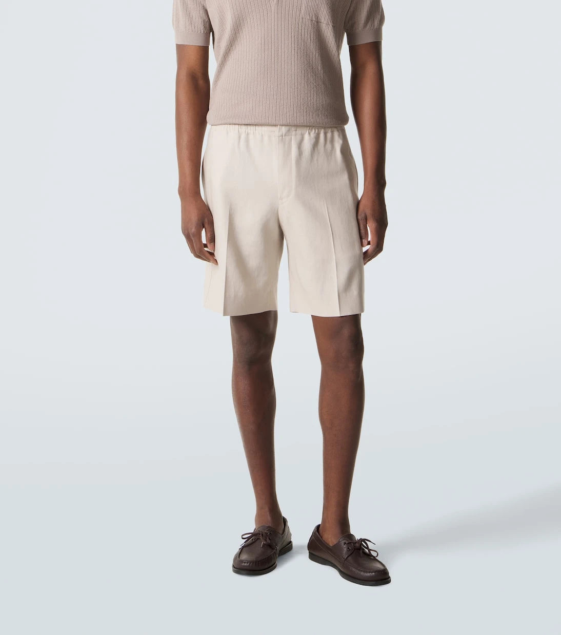 Zegna - شورت برمودا كتان