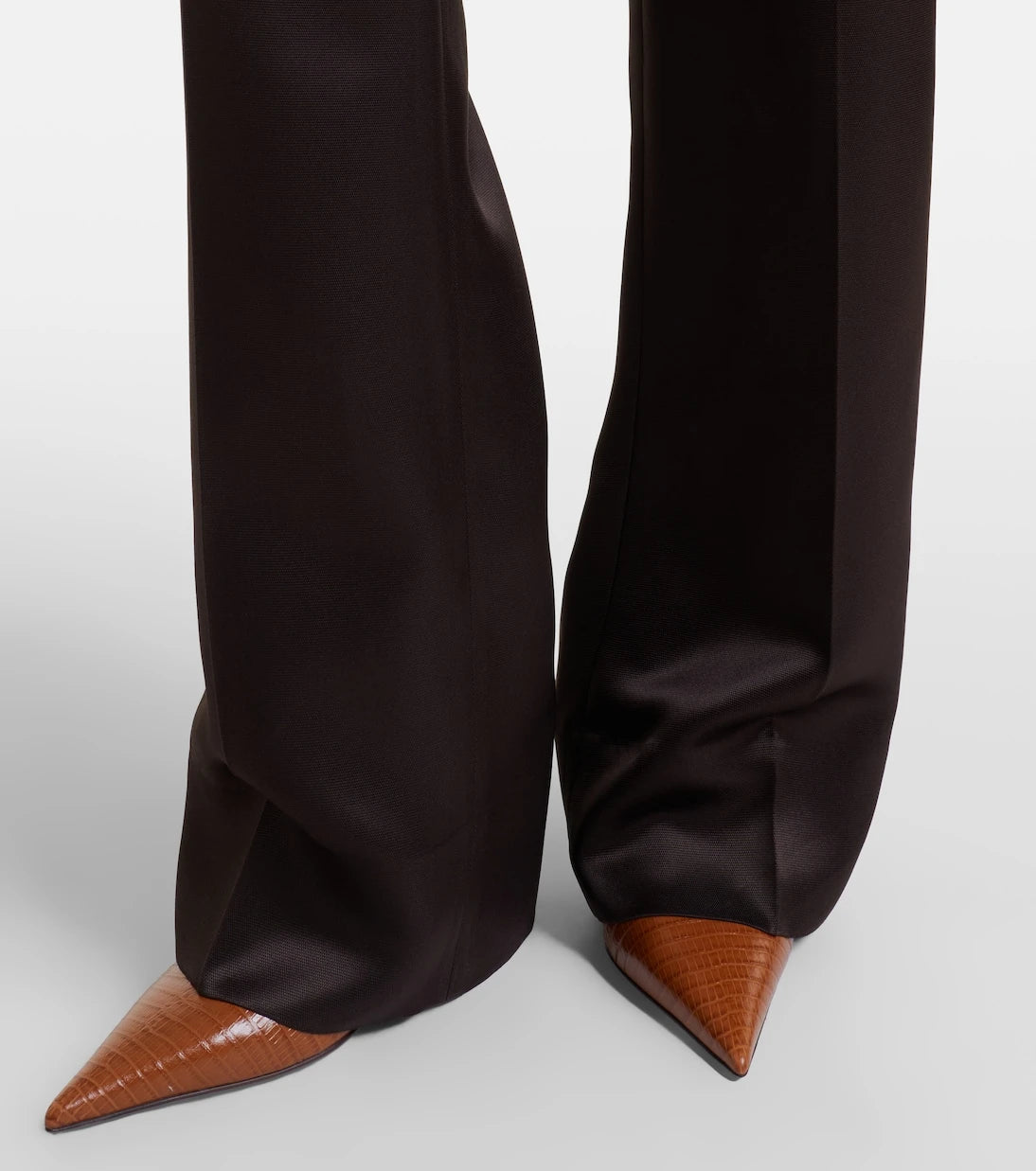 Tom Ford - Vertigo snake-effect leather pumps