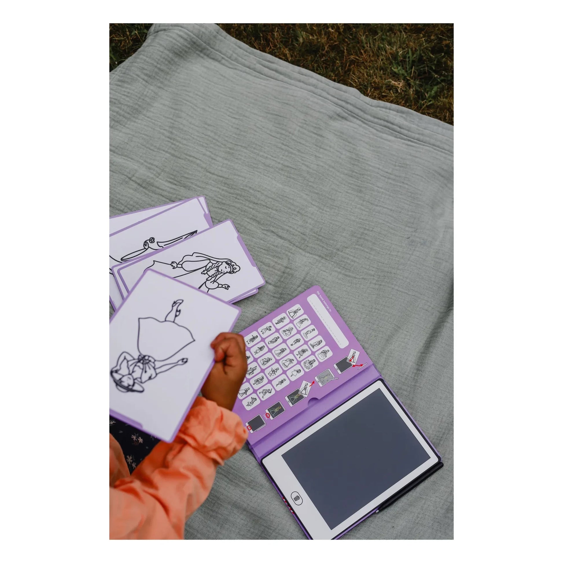 Kidywolf - Kidydraw Mini drawing board | Purple