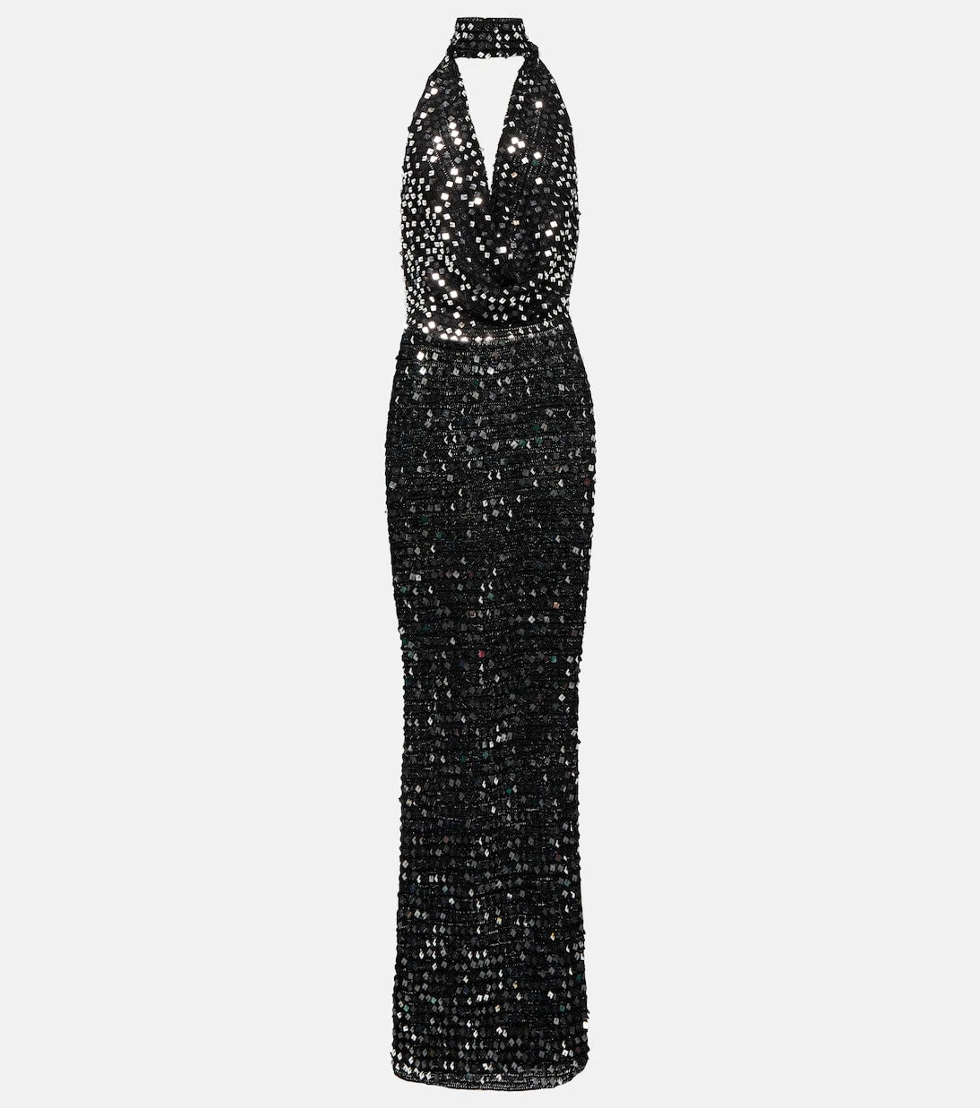 Aya Muse - Bellico sequined halterneck maxi dress