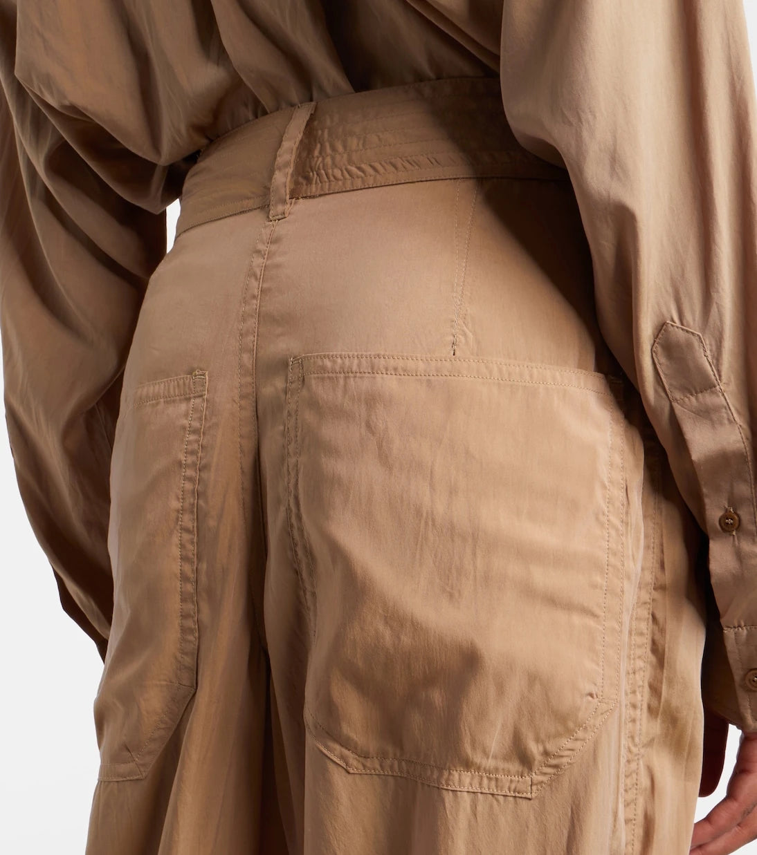 Isabel Marant - بنطال إنايا بقصّة أرجل واسعة وطبقات