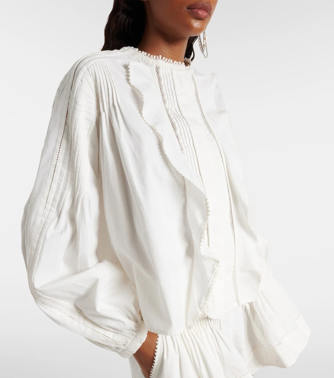 Isabel Marant - Cubraly ruffled cotton blouse