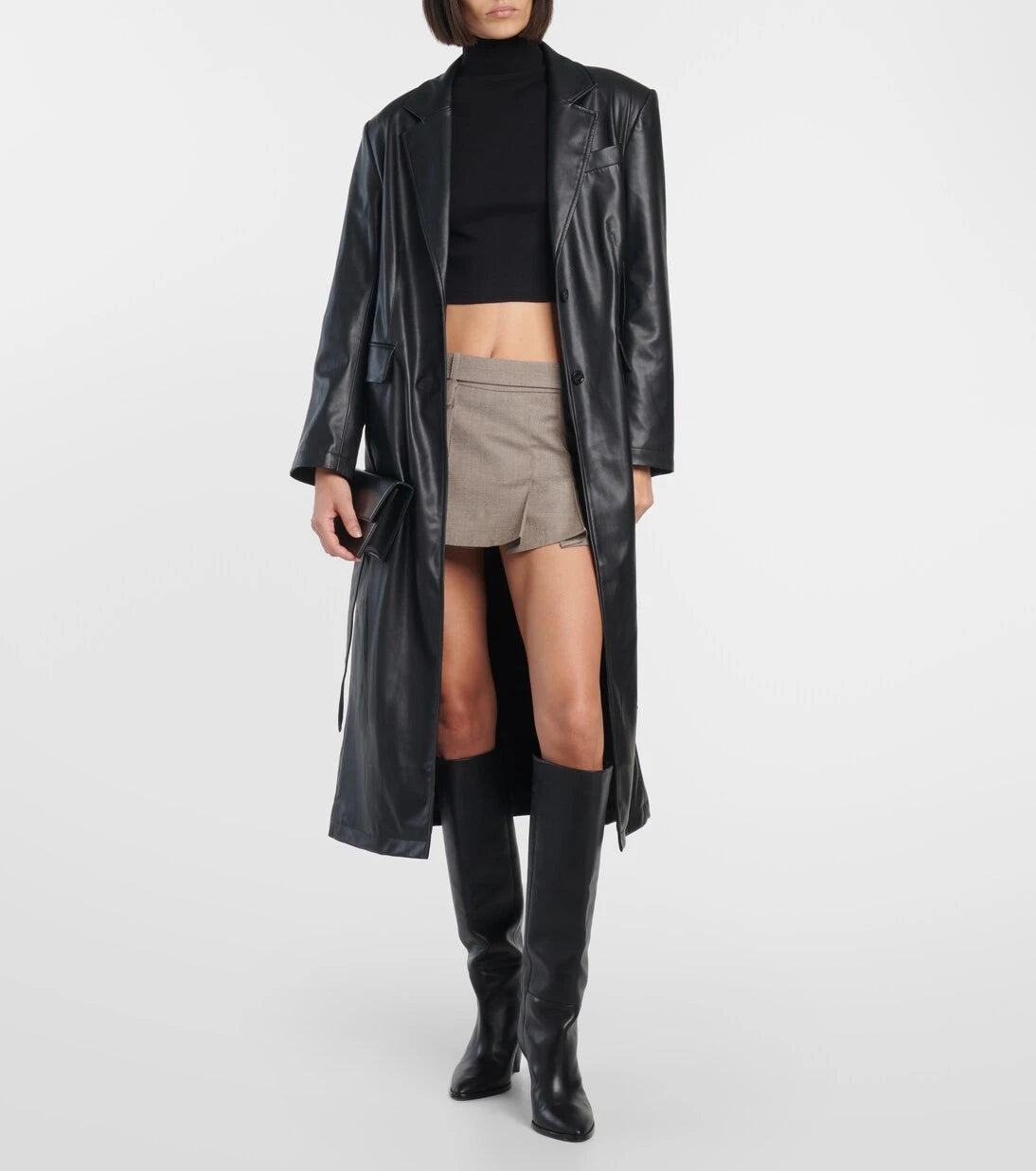 AG Jeans - x EmRata Kathryn turtleneck cropped top