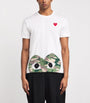 Comme Des Garçons Play Camouflage Half Heart Logo T-Shirt
