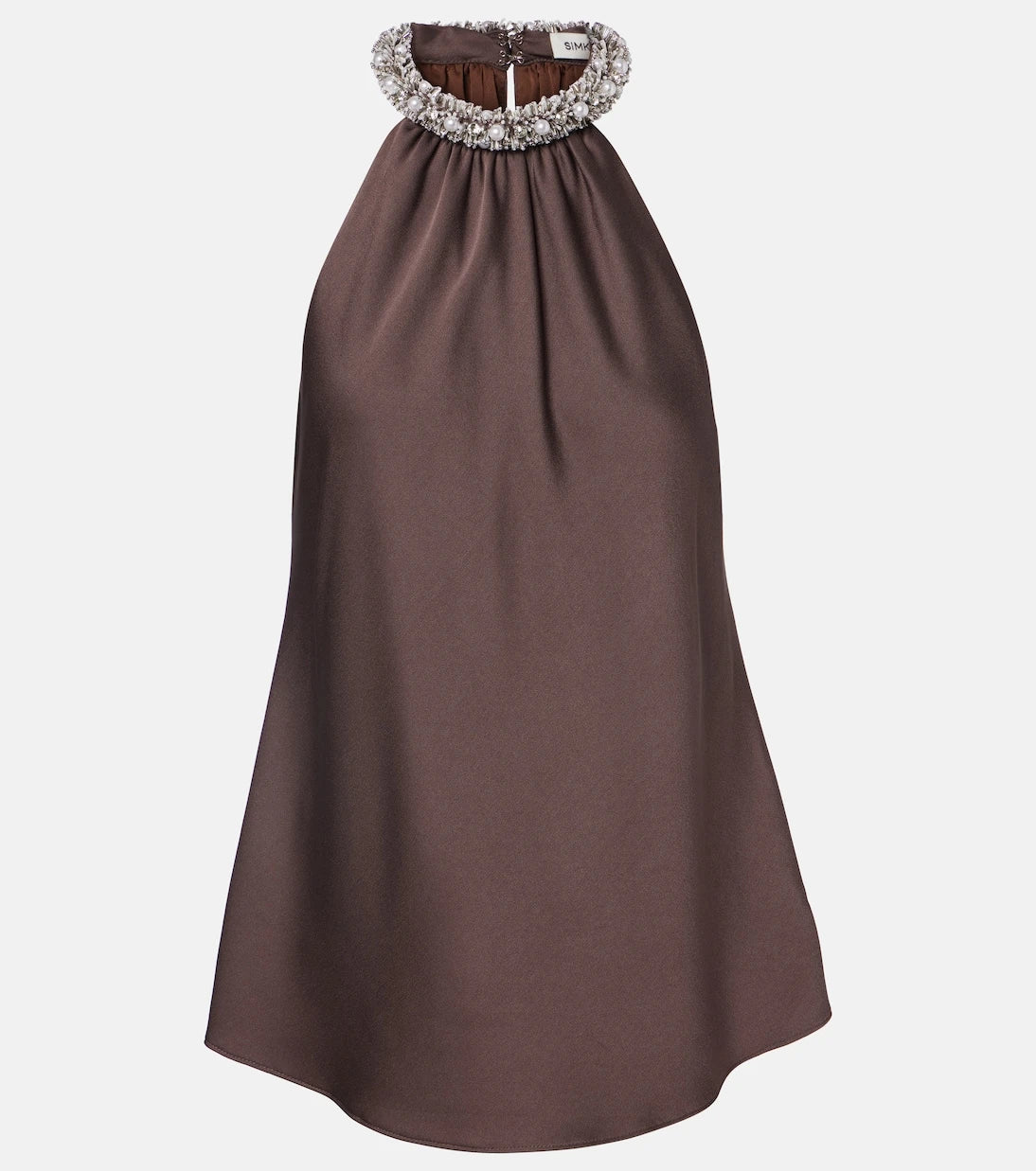 Simkhai - Embellished satin top