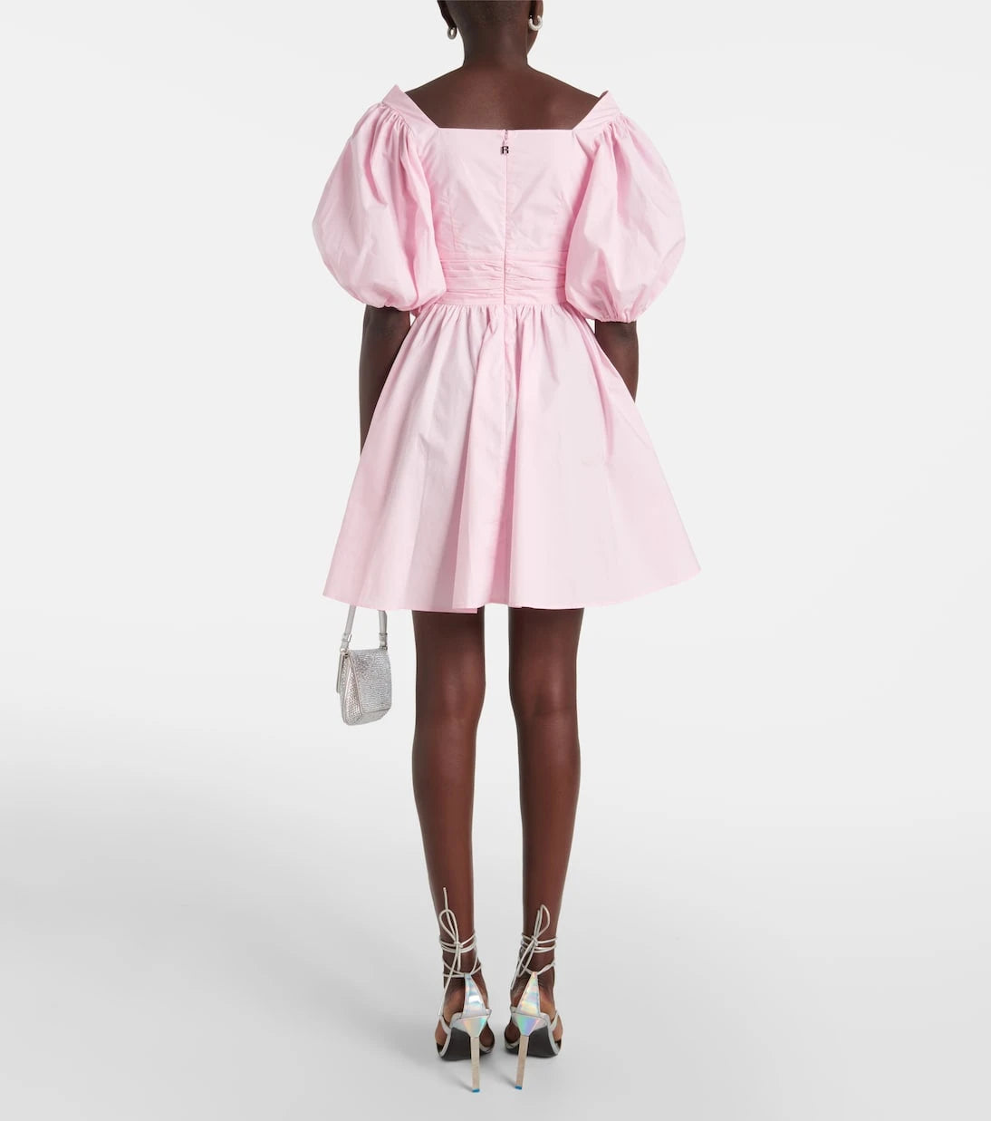Rotate - Puff-sleeve cotton minidress