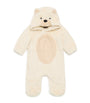 Faux Fur Polar Bear All-in-One (0-24 Months) ECRU