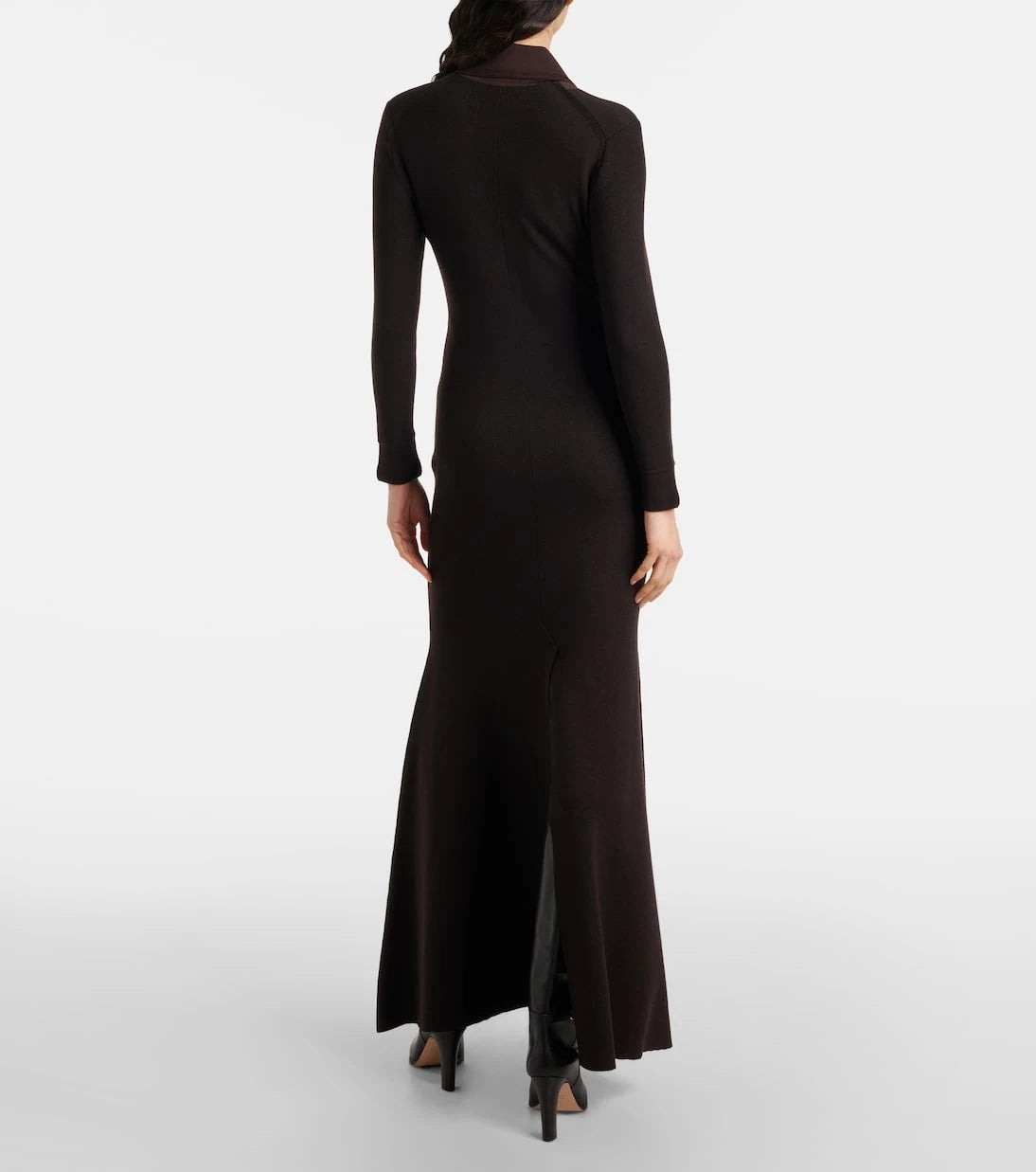 Tom Ford - Balıkçı yaka yün karışımı örgü elbise