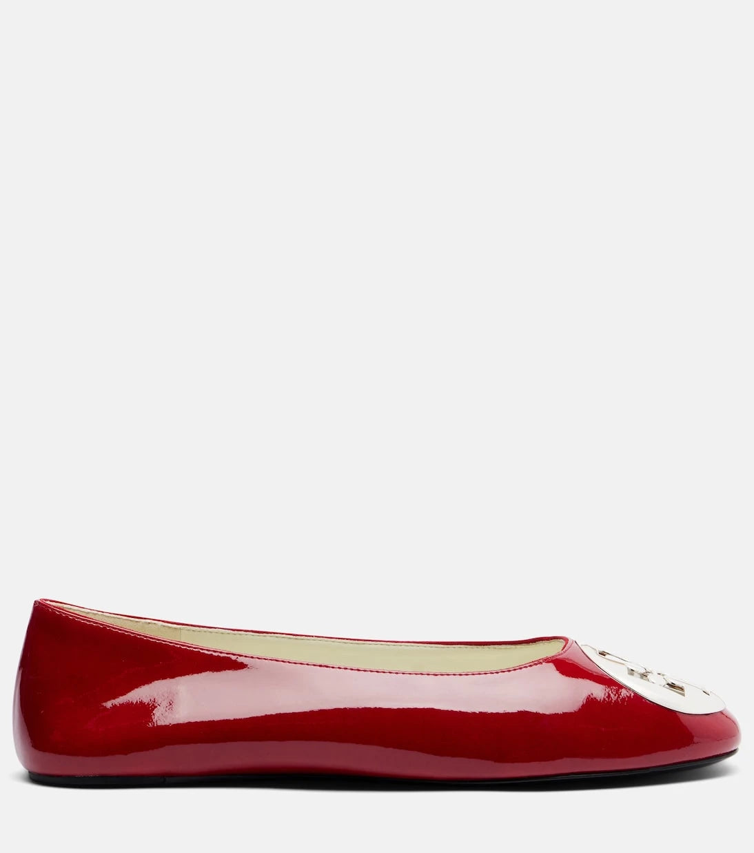 Tory Burch - Reva embellished patent leather ballet flats