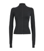 Adanola Black Long-Sleeve Zip-Up Ultimate Top