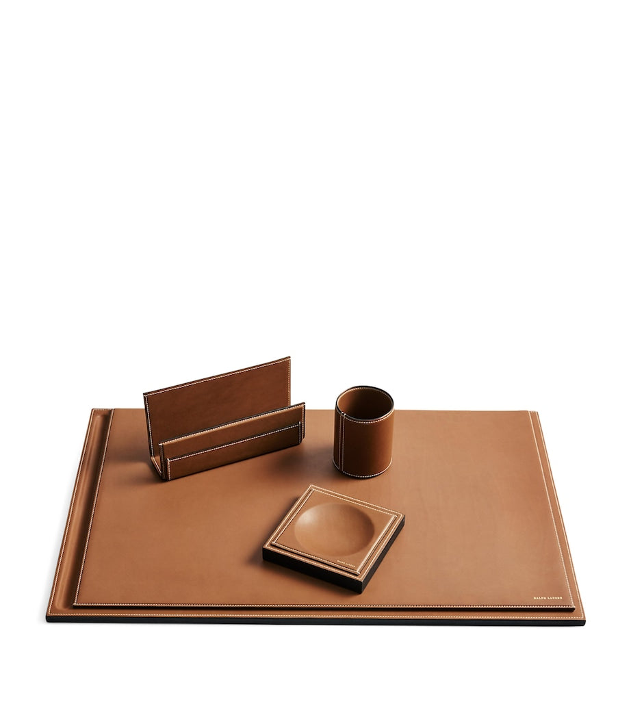 Leather Brennan Letter Rack