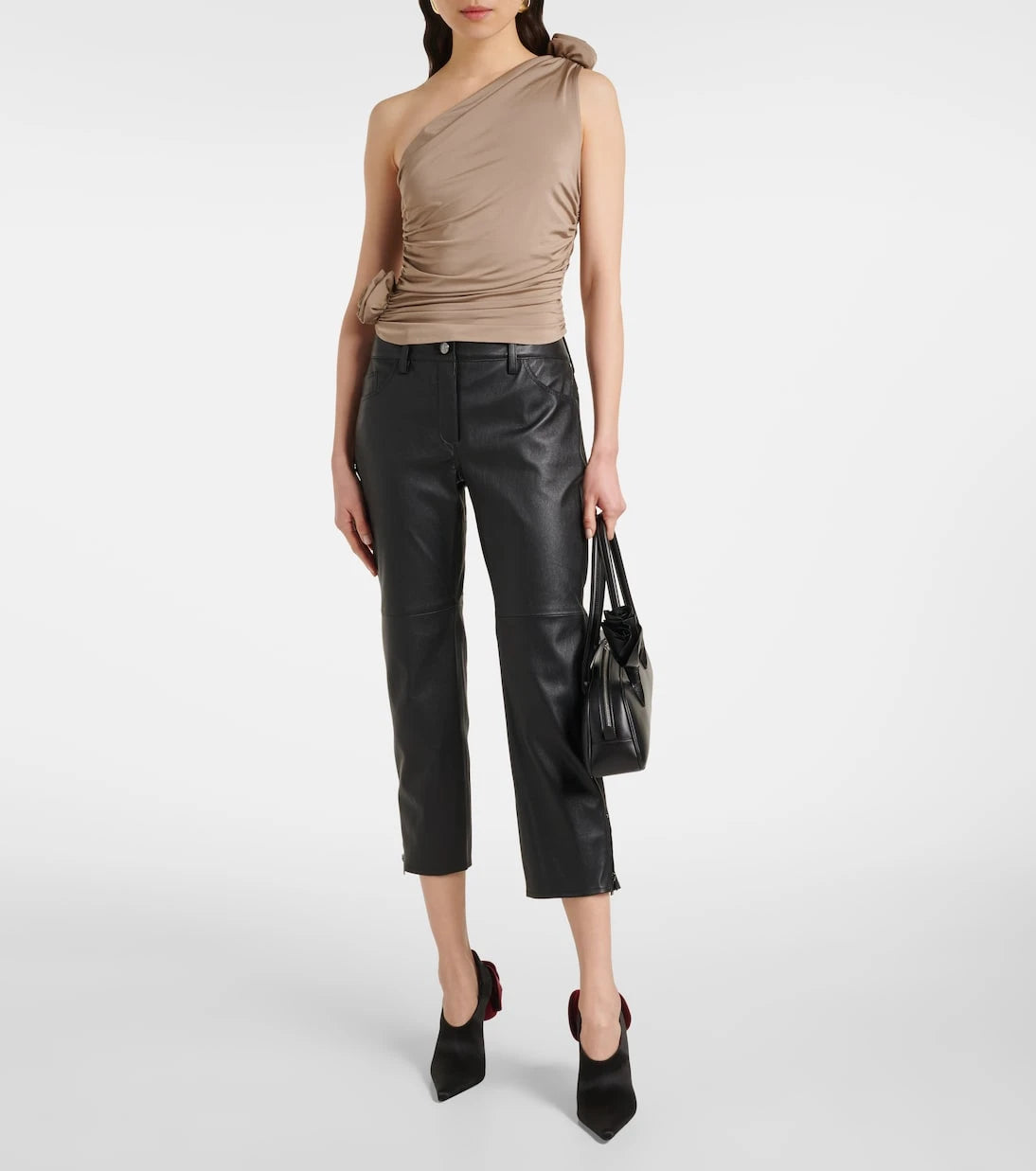 Magda Butrym - Low-rise leather capris