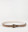 Brown Suede Belt