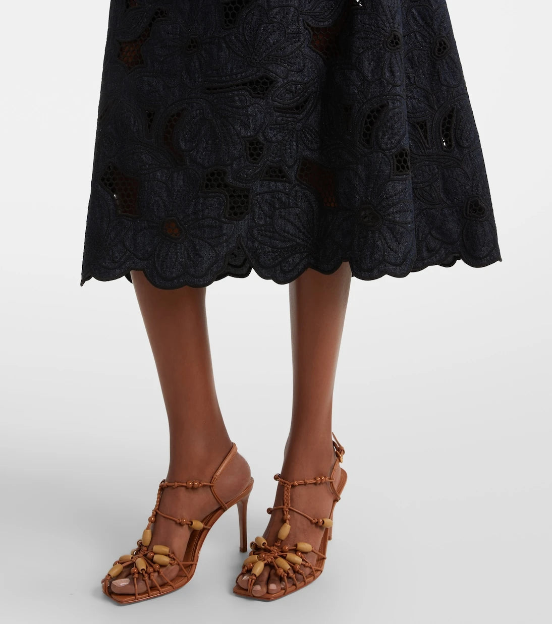Veronica Beard - Rosaura floral denim midi dress