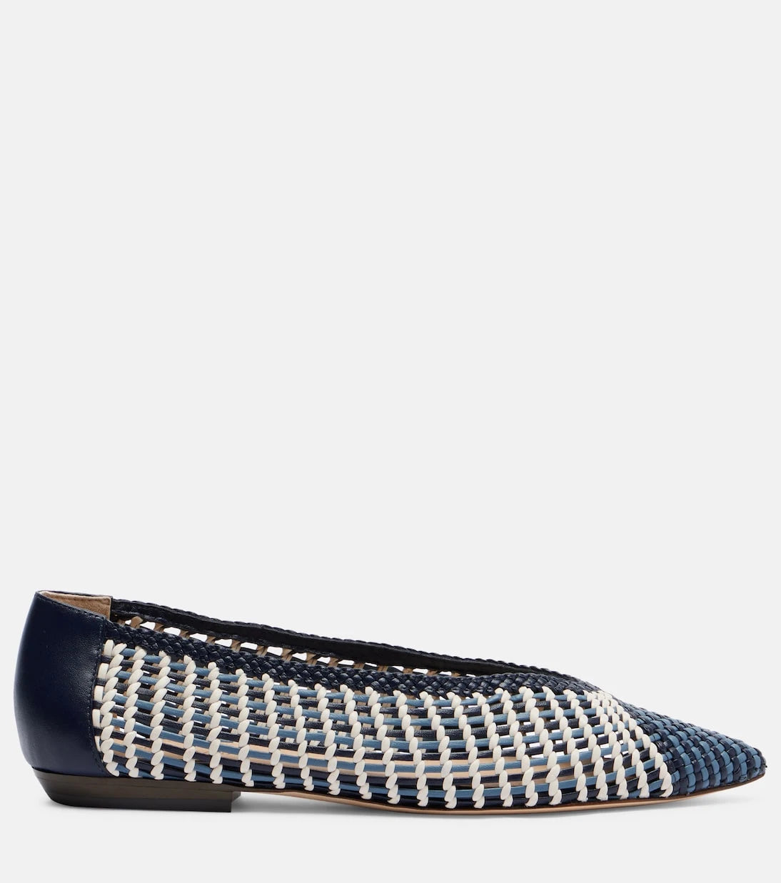 Veronica Beard - Bancroft woven leather ballet flats
