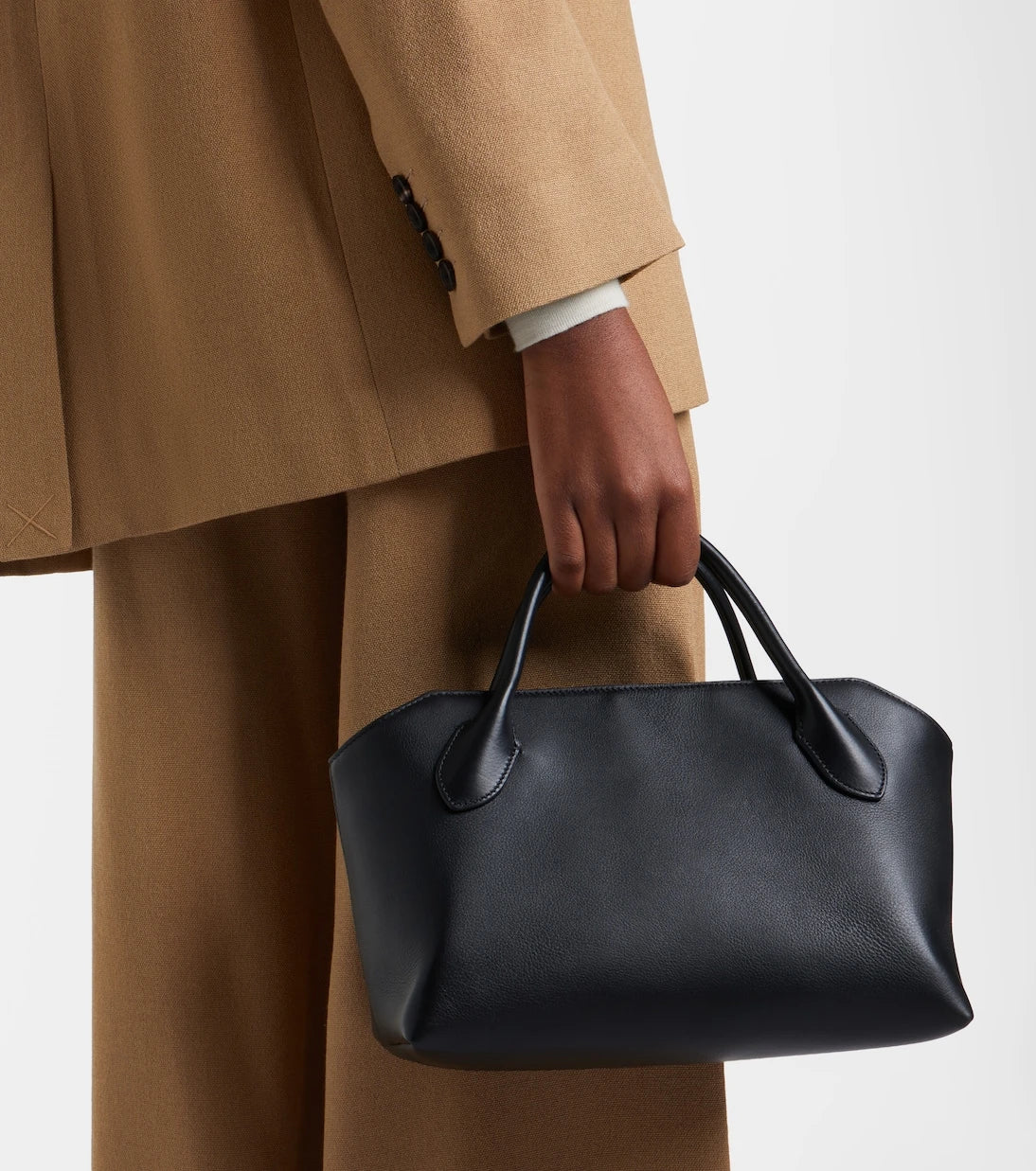 The Row - Terrasse Medium leather top-handle bag
