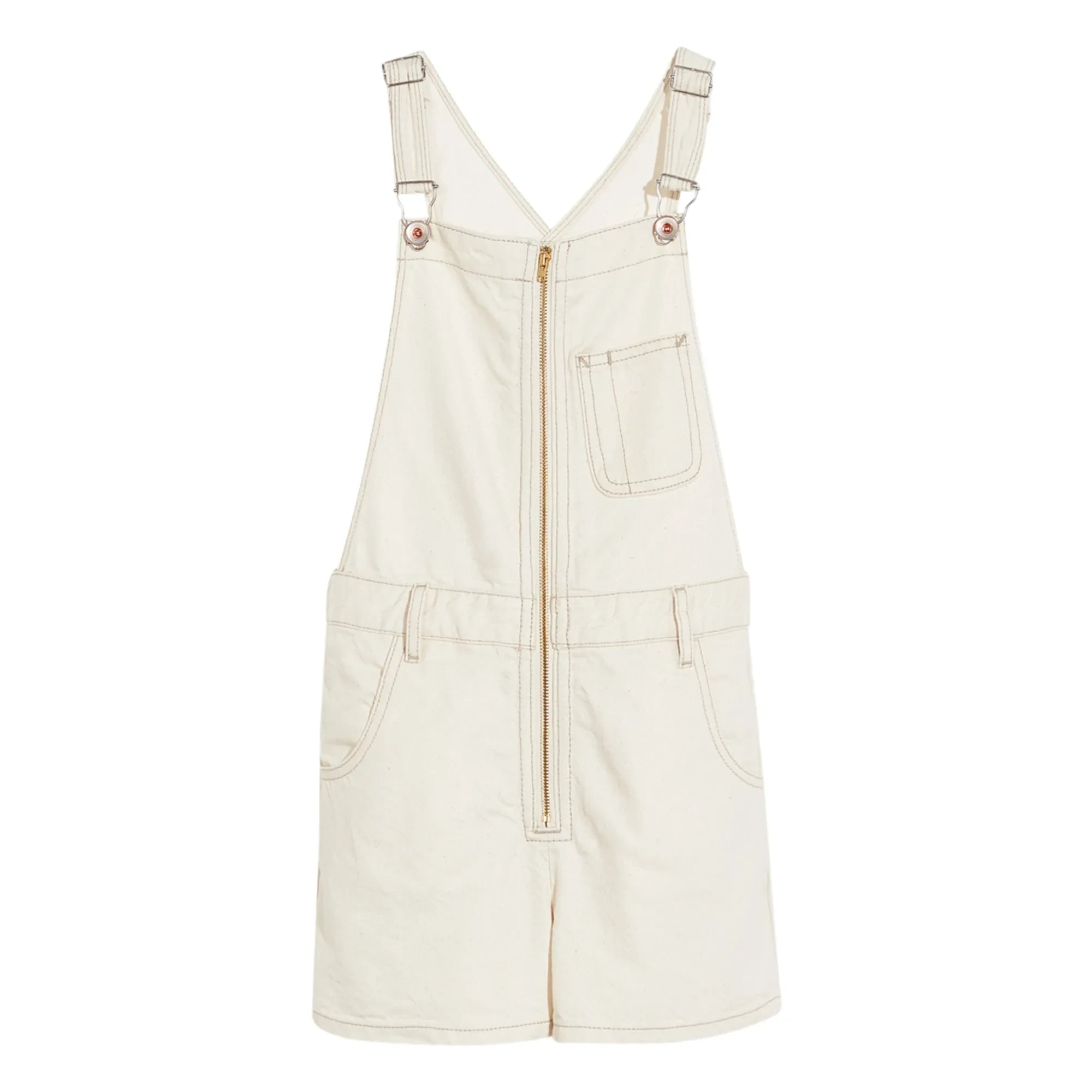 Bellerose - Padel Dungarees | White