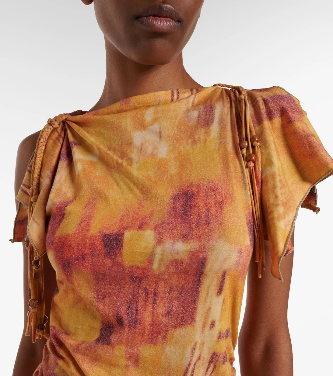 Isabel Marant - Janick printed ruffled cotton minidress