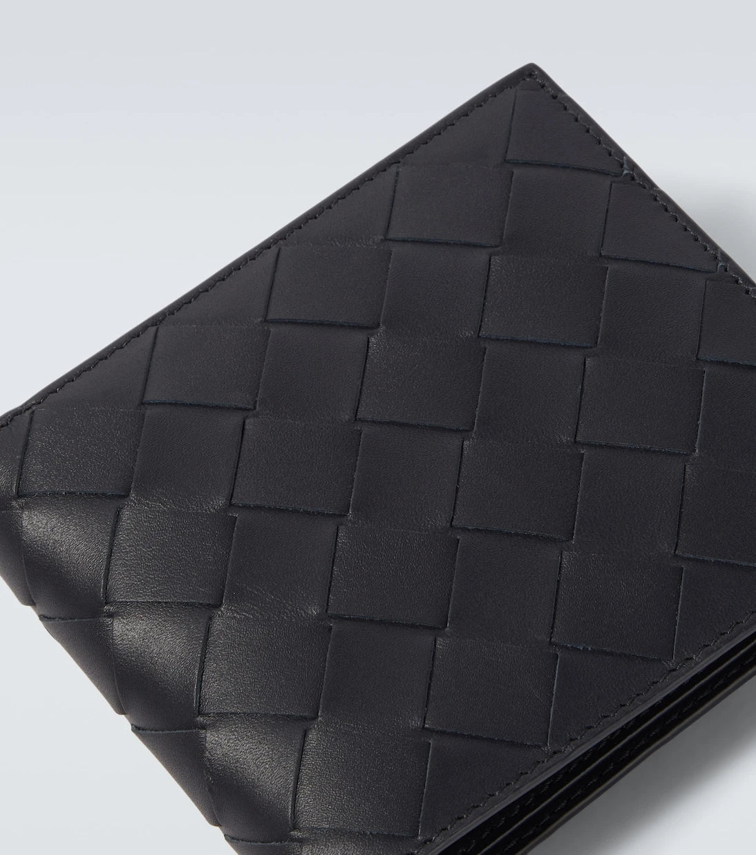 Bottega Veneta - Intrecciato leather bifold wallet