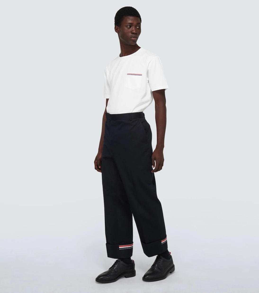 Thom Browne - Short-sleeved cotton T-shirt