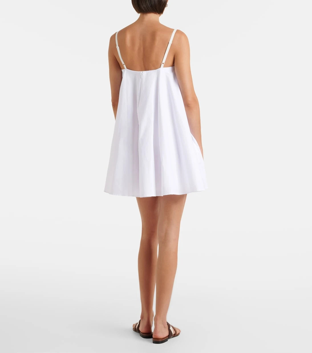 Staud - Cecily cotton poplin minidress
