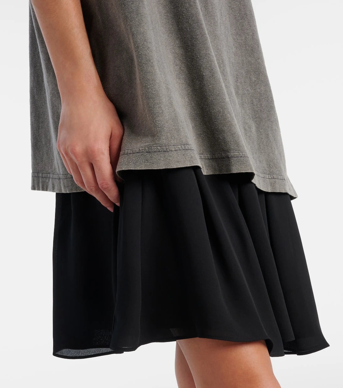 Acne Studios - Ennie logo cotton minidress