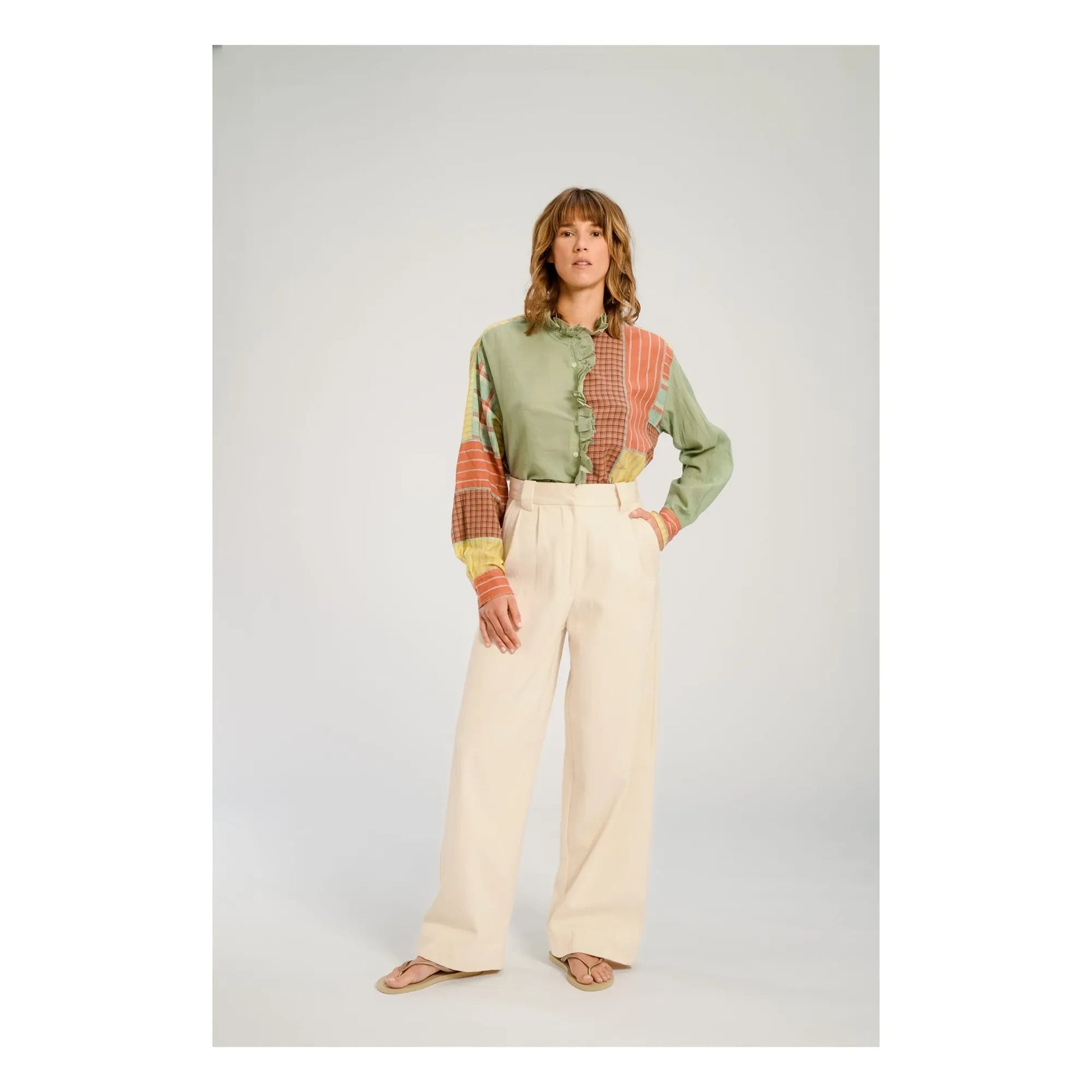 Virginie de Vinster - Udaipur blouse | Green