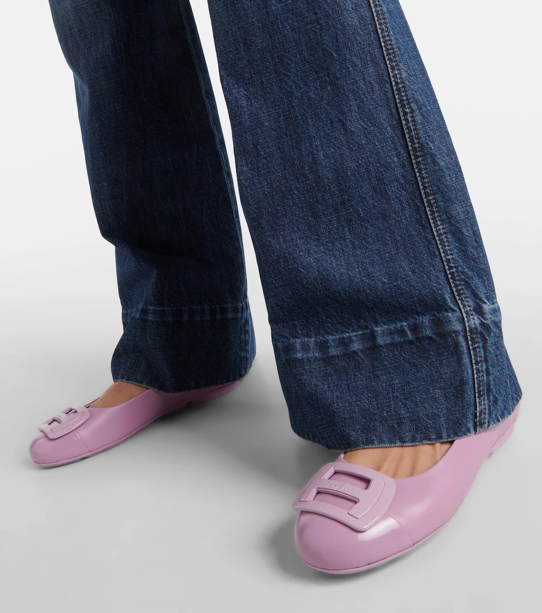 Hogan - H661 leather ballet flats