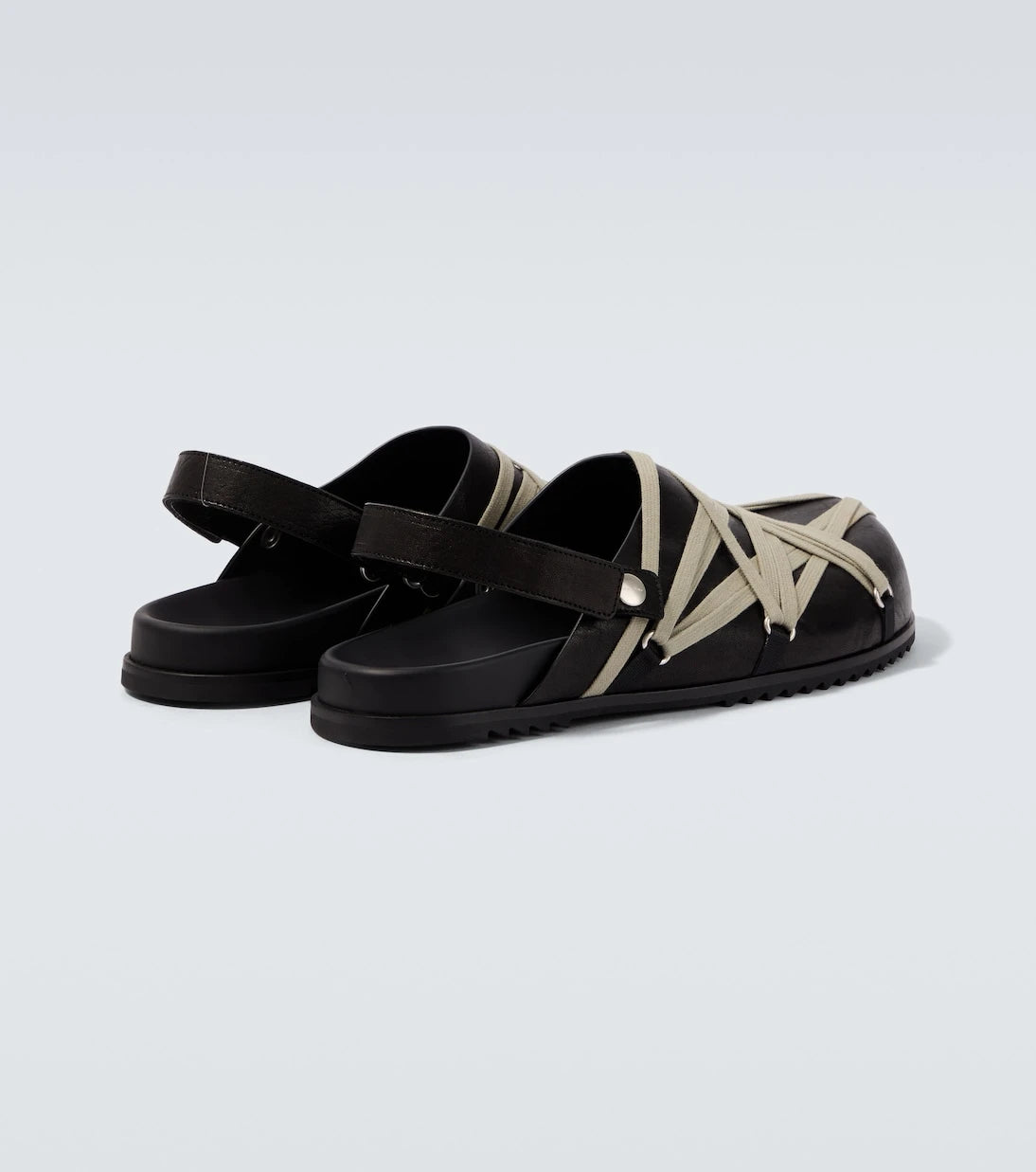 Rick Owens - Megalace leather mules