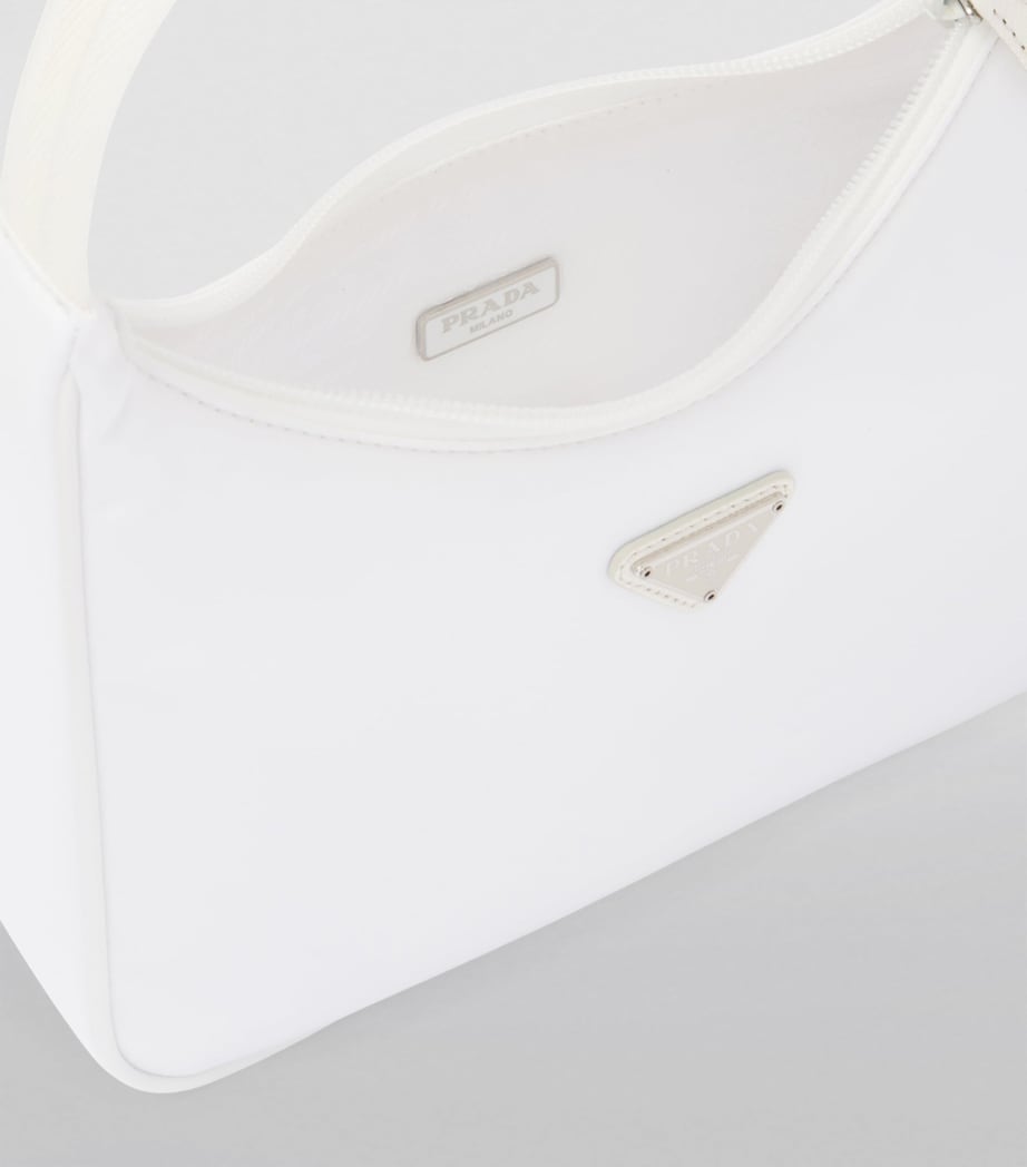 Prada White Re-Nylon Re-Edition 2000 Shoulder Bag