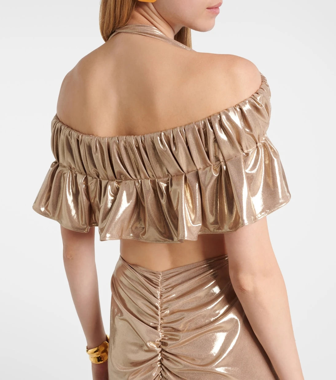 Maticevski - Latitude gathered ruffled gown