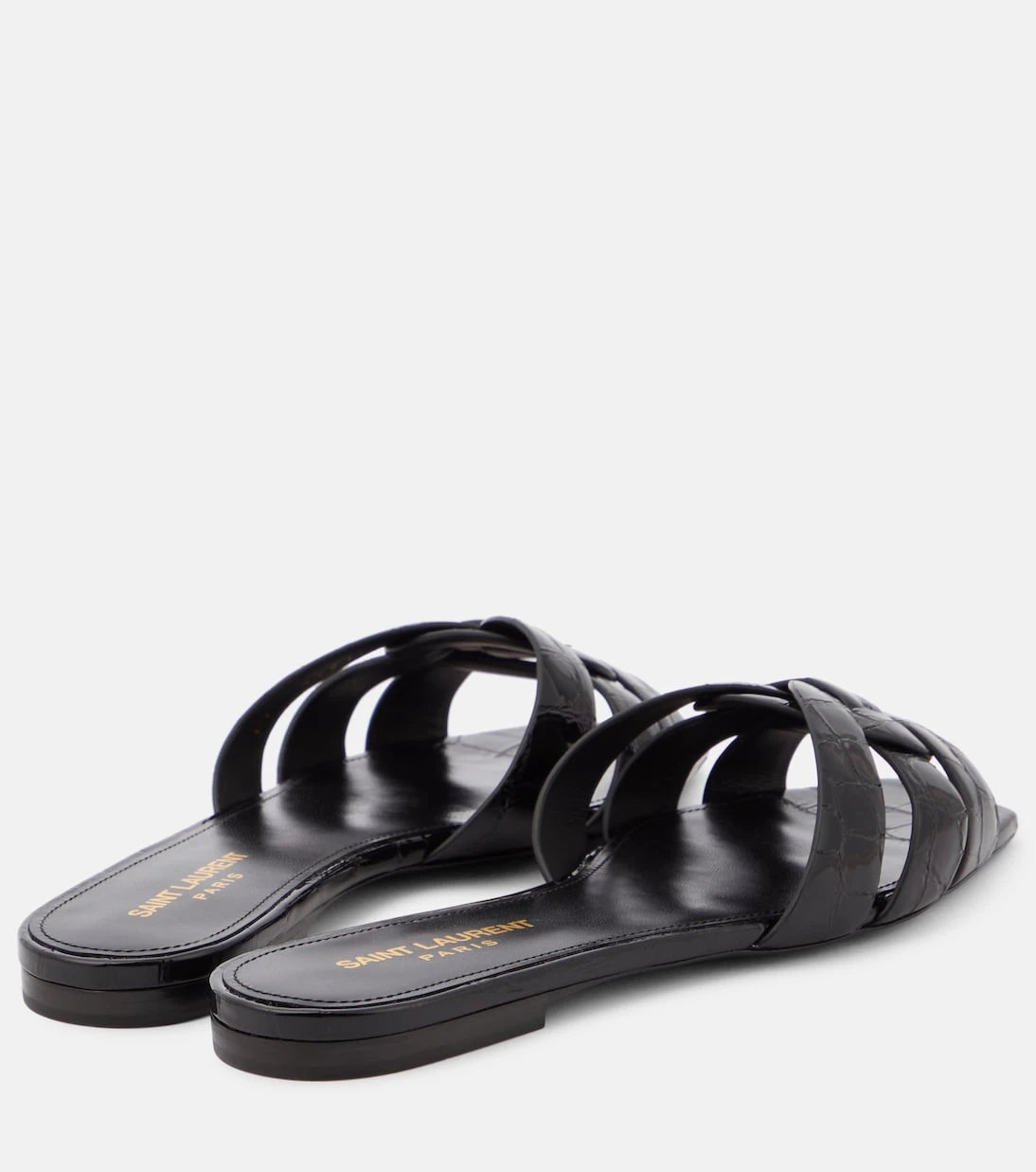 Saint Laurent - Tribute Nu Pieds 05 leather slides