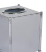 Cylinder Chrome Tissue Box