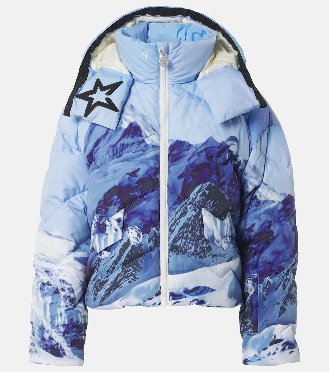Perfect Moment - Mountain printed down jacket