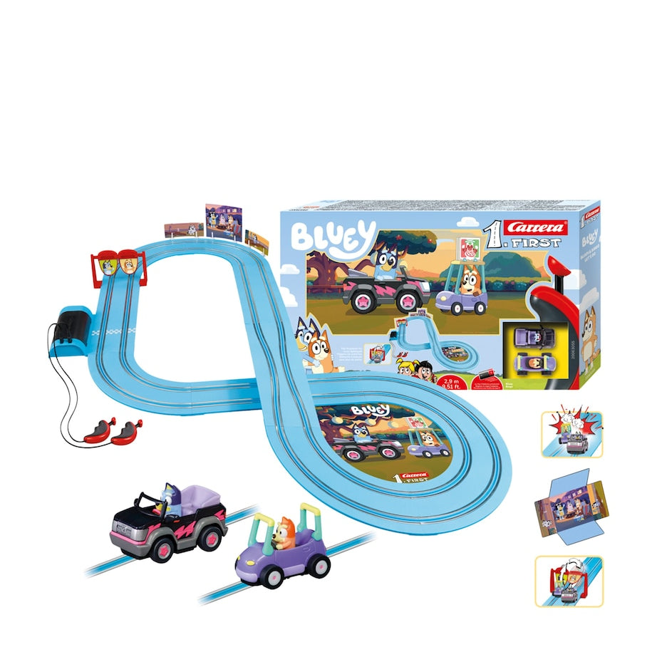 Carrera Bluey & Bingo "Lets Go" FIRST Slot Racing Set