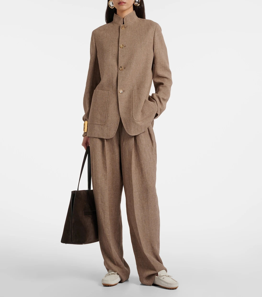 Tod's - Gommino shearling-lined suede boat shoes