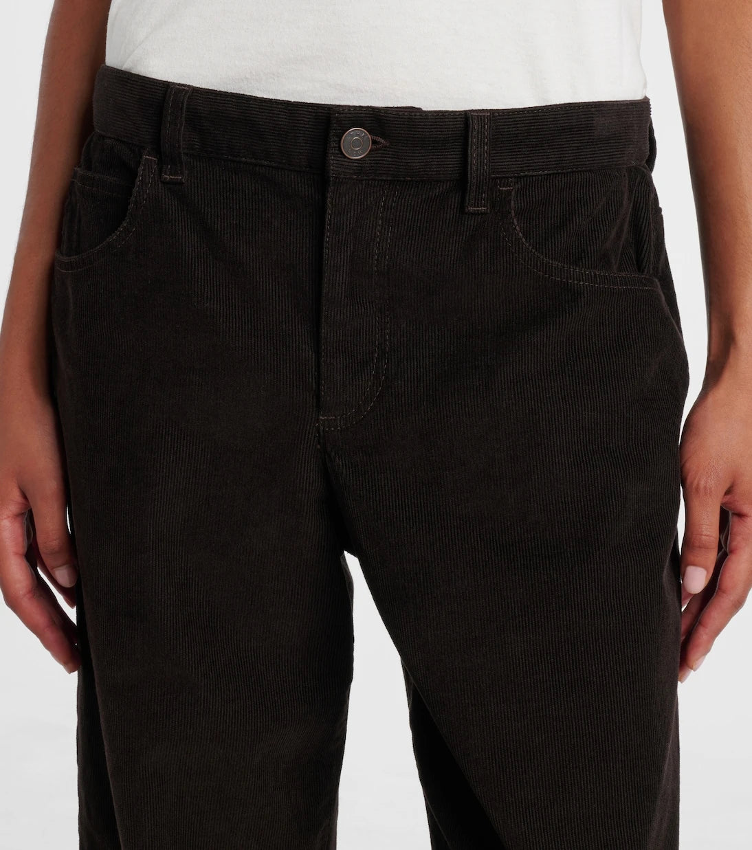 The Row - Eglitta cotton corduroy straight pants