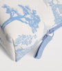 Toile Half Moon Cosmetic Bag