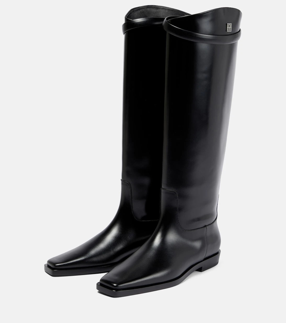Toteme - Leather knee-high boots