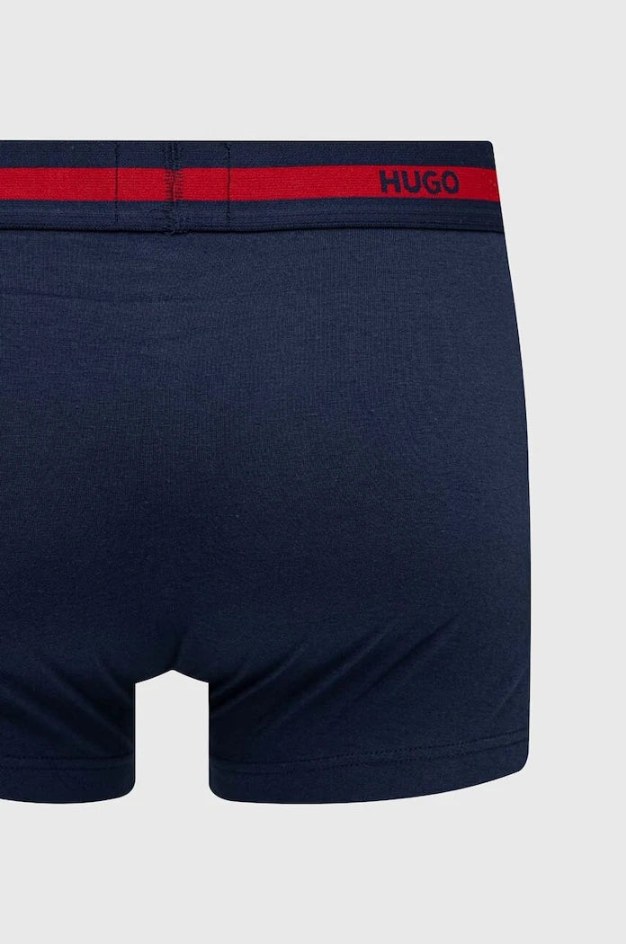HUGO Erkek Pamuk ve Elastan Bitişik Boxer TRIPLET PLANET 3'lü